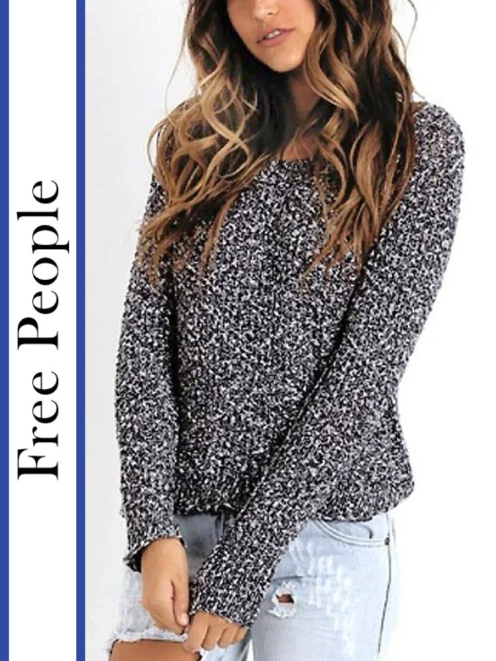 Free People | 'Sahara Star' Marled Knit Pullover Sweater